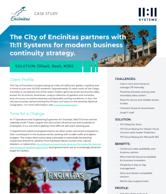 City of Encinitas Case Study