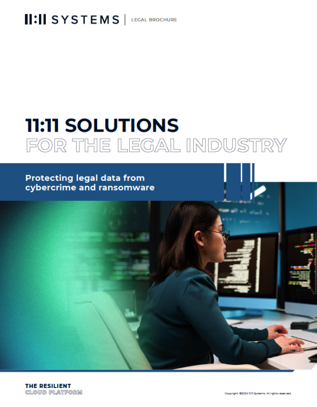 Protecting legal data from cybercrime and ransomware