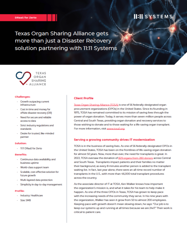 Texas Organ Sharing Alliance