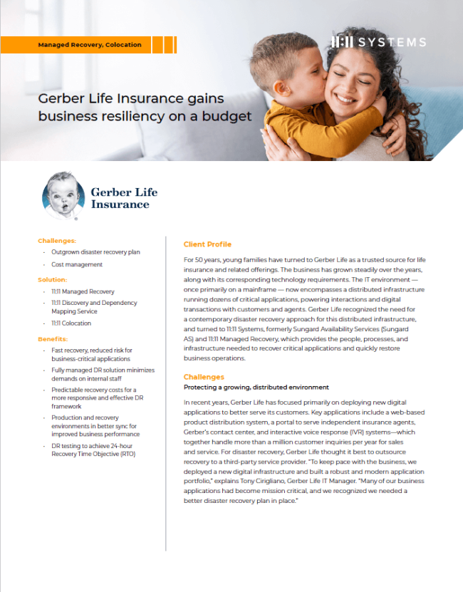 Gerber Life Insurance Case Study