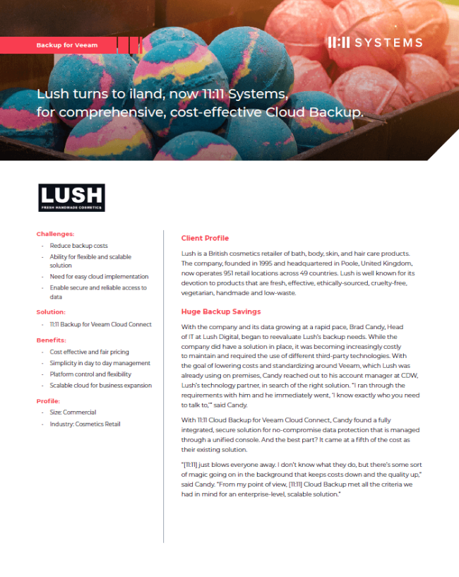 Lush Case Study