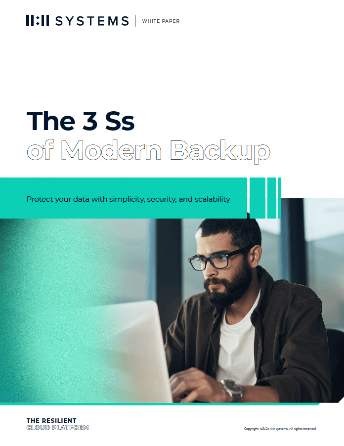 The 3 Ss of Modern Backup