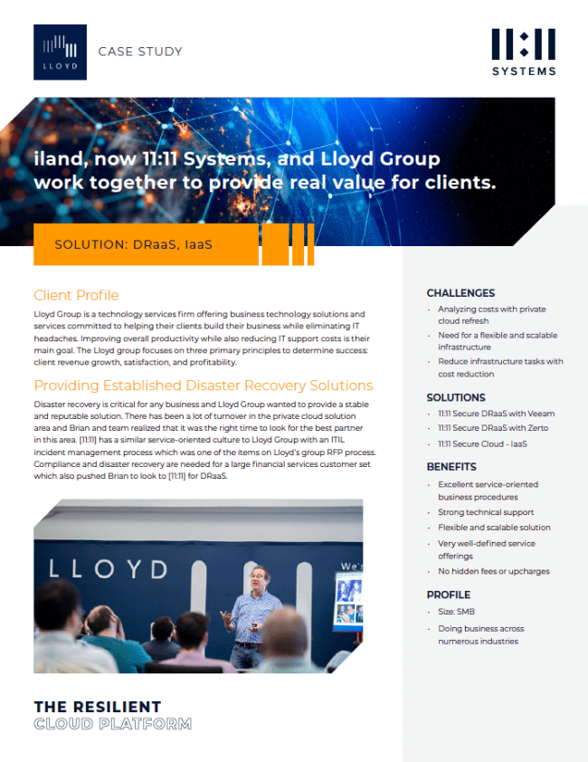 lLoyd Case Study