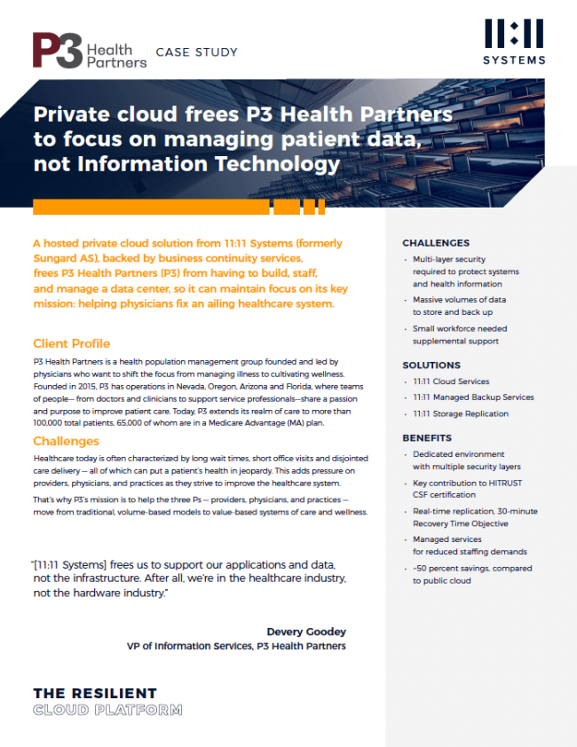 P3 Health Partners Case Study