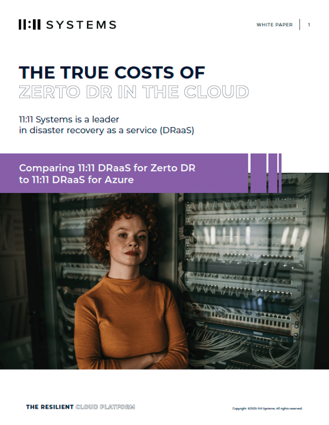 True Costs of Zerto DR in the Cloud