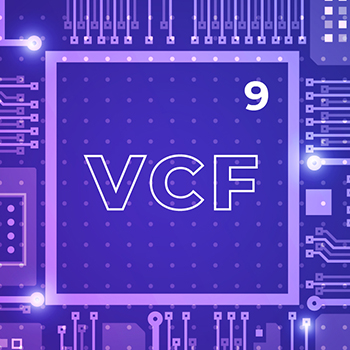 VMware Cloud Foundation: VCF 9 appears over a circuit board
