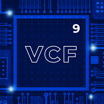 VMware Cloud Foundation: VCF 9 appears over a blue circuit board