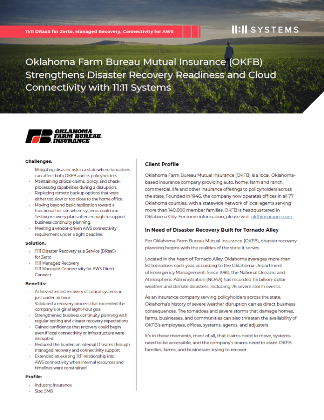 Oklahoma Farm Bureau Mutual Insurance Case Study